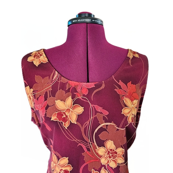 R&K Originals Vintage Y2K Sleeveless Floral Maxi Dress - Picture 3 of 15